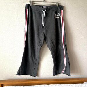 MUDD y2k 2000s Gray Capri Track Pants Women's Medium